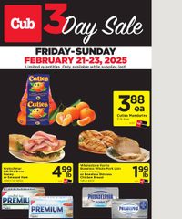 Cub Foods Ad 3 DAY SALE February 21 - 23, 2025