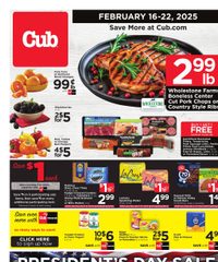 Cub Foods Ad Weekly Savings February 16 - 22, 2025