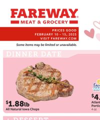 Fareway Ad Weekly February 10 - 15, 2025