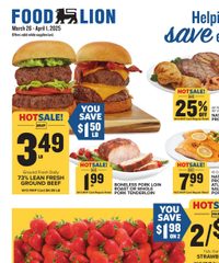 Food Lion Weekly Ad March 26 - April 1, 2025