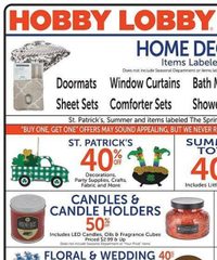 Hobby Lobby Ad Weekly February 16 - 22, 2025