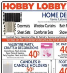 Hobby Lobby Ad Weekly February 2 - 8, 2025