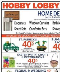 Hobby Lobby Ad Weekly March 16 - 22, 2025