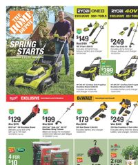 Home Depot Ad Spring Kickoff March 20 - April 3, 2025