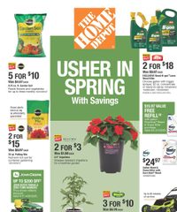Home Depot Ad Usher In Spring April 17 - 23, 2025