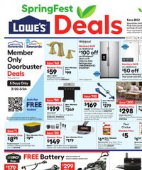 Lowe's Ad In Store Promotion / DIY March 20 - April 2, 2025