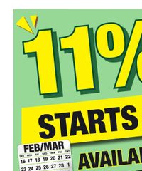 Menards Ad 11% Rebate* Sale February 16 - March 2, 2025