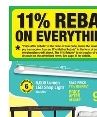 Menards Ad 11% Rebate* Sale February 26 - March 9, 2025