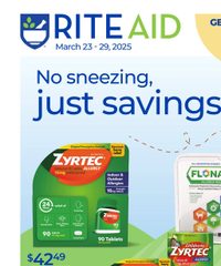 Rite Aid Weekly Ad March 23 - 29, 2025